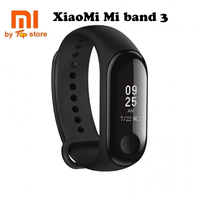 xiaomi mi band 3 ми бэнд Сяо mi Группа 3 Смарт-браслет Фитнес браслет большой Сенсорный экран OLED сообщение сердечного ритма время Smartband смарт браслет шагомер умный здоровье здоровья пульсометр смарт часы