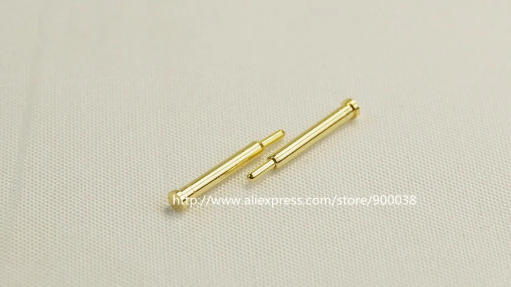 

100pcs Spring Loaded Pogo Pin Connector Diameter 2.0 mm x 14.0 mm height  SMT / SMD PCB Single Pin 1u 50g force Vertical