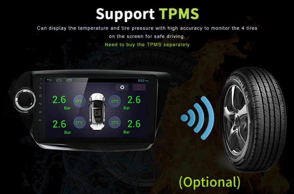 Top Bosion android 8.1 car dvd player radio for kia k2 Rio 2010 2011 2012 2013 2014 2015 2016 2017 radio stereo dvd gps navigation 12