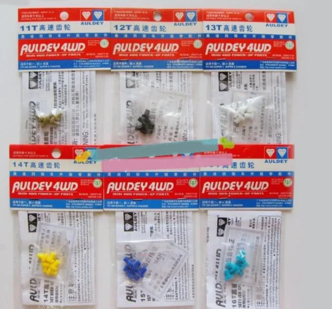 3 пакета 11T/13T/14T/15T/16T/17T мини пластиковая Шестерня для Tamiya Mini 4WD модель автомобиля |