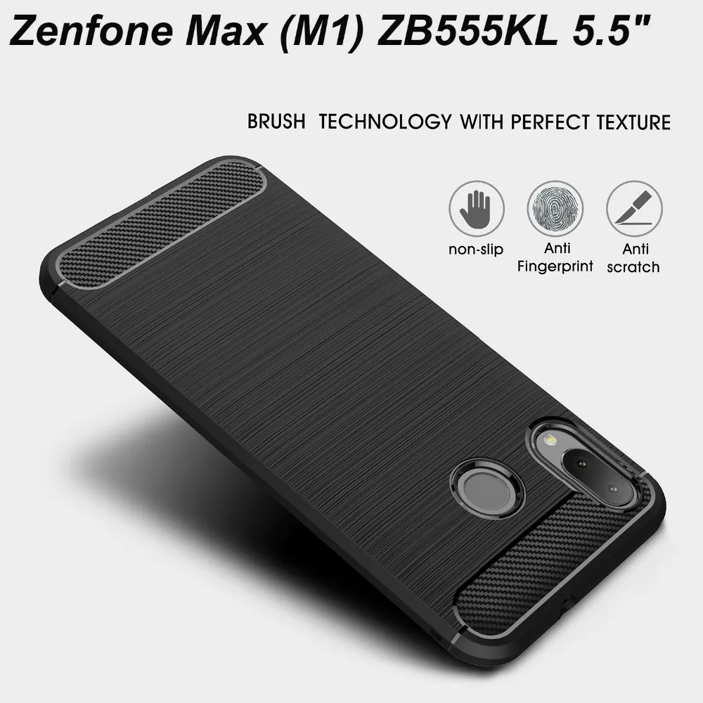 Чехлы для Asus Zenfone Max (M1) ZB555KL 5 дюйма мягкий силиконовый матовый чехол телефона