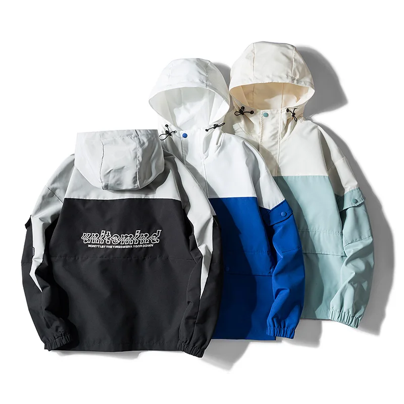 

Spring Autumn Jackets for Men Zipper Bomber Jacket Coats Men's Jacket Loose Coats Casual Tracksuit Windbreaker Baseball Clothing
