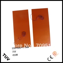 Гибкий 12 В силиконовые грелку 160*160 мм для 3D-принтеры 100 Вт клей на спине NTC 100 К