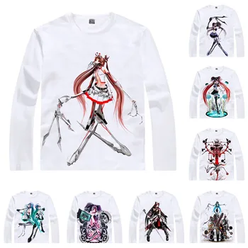 

Karune Shiie Calcium SHI-E Deino T Shirt Hatsune Miku Vocaloid Cosplay T-shirt Casual Vintage TShirt Printed Long Sleeve Shirts