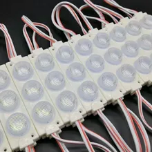 Светодиодный модуль 3030 SMD светодиодный холодный белый красный цвет зеленый, синий желтый розовый 3W светодиодный модуль с объективом для светильник коробка DC12V Водонепроницаемый IP65