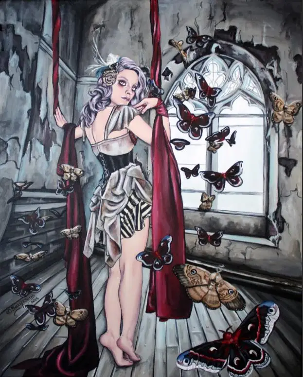 steampunk art magpie