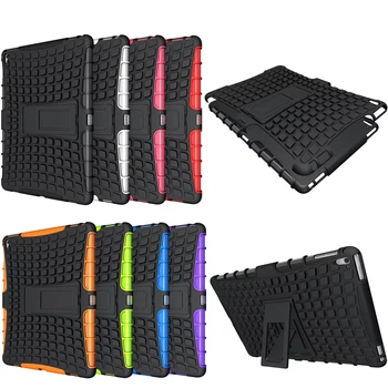 

For iPad Pro Case 9.7 inch High Quality Hybrid Kickstand Armor Hard PC+TPU 2 In 1 Cover with Stand Function for iPad Pro 9.7