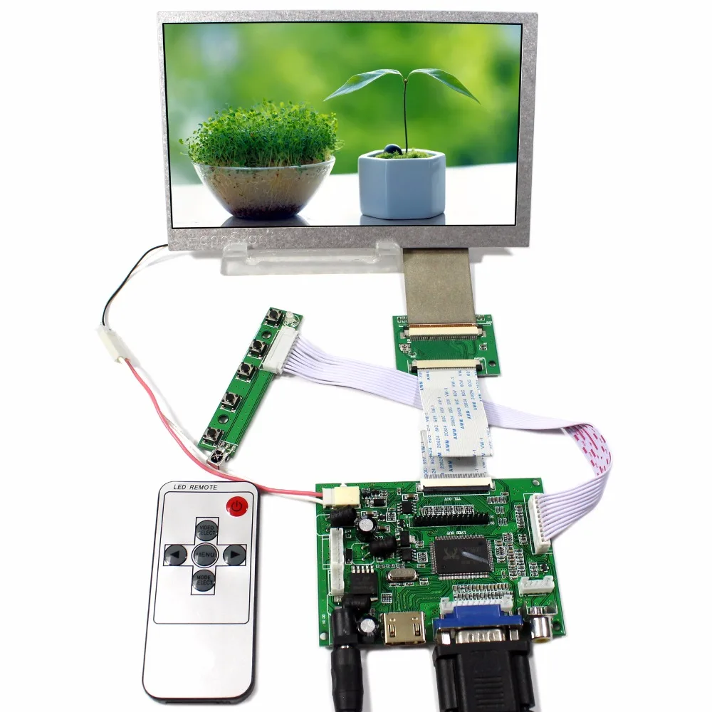 

Плата контроллера HD MI VGA 2AV LCD 7 "800x480 HSD070IDW1-A ЖК-экран