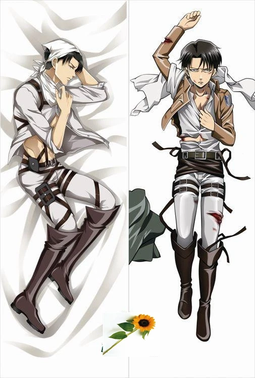 

Free Shipping New Japanese Anime hugging pillow case jr007-Attack on Titan Levi Rivaille