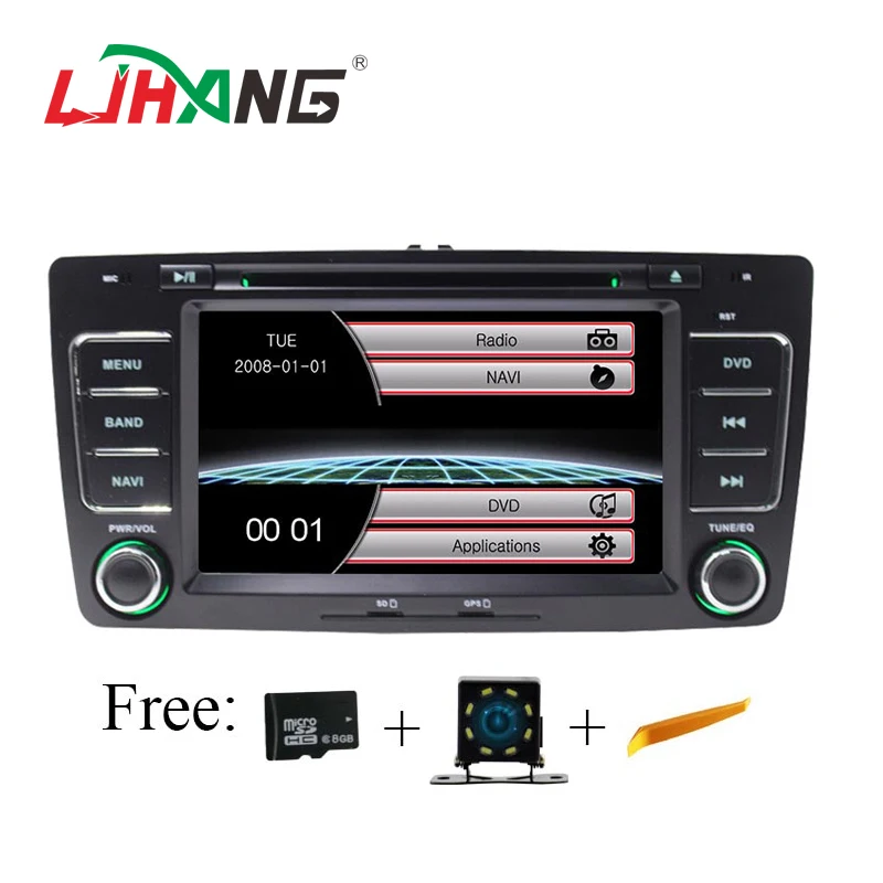 Best LJHANG 2 Din Car DVD Player For Skoda Octavia 2005-2008 2013 GPS Navigation Bluetooth Audio Stereo USB RDS FM Mirror-Link AUX IN 0 Best LJHANG 2 Din Car DVD Player For Skoda Octavia 2005-2008 2013 GPS Navigation Bluetooth Audio Stereo USB RDS FM Mirror-Link AUX IN 0