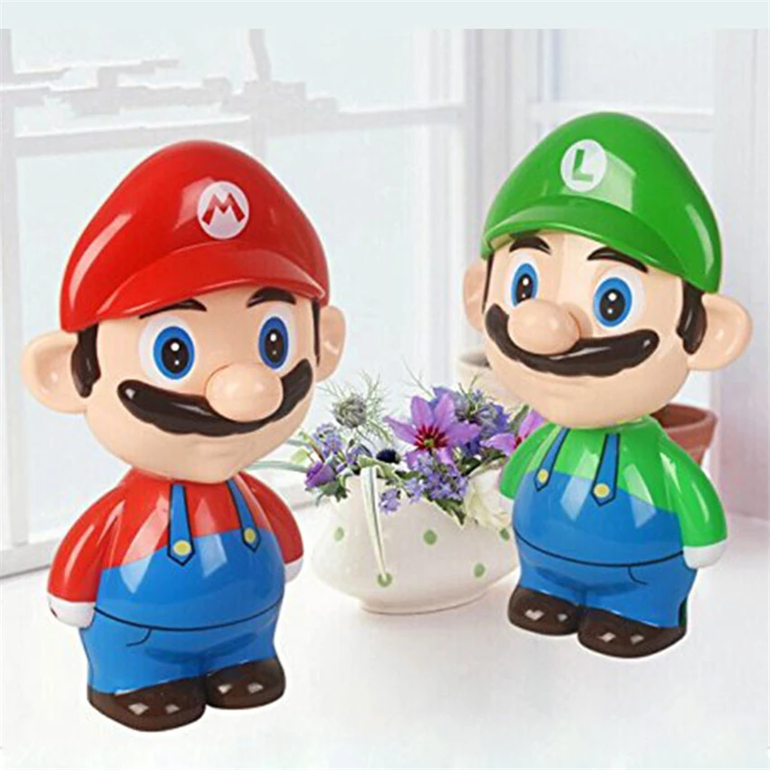 

Super Mario Cute Cartoon LED Rechargeable Table Light Night Lights Bedside Lamp for Children Kid Novelty Lighting Birthday Gifts