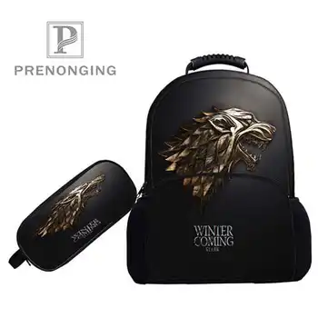 

Custom 17inch Game-OfThronesBackpacks Pen Bags 3D Printing School Women Men Travel Bags Boys Girls Book Computers Bag#1031-3-132