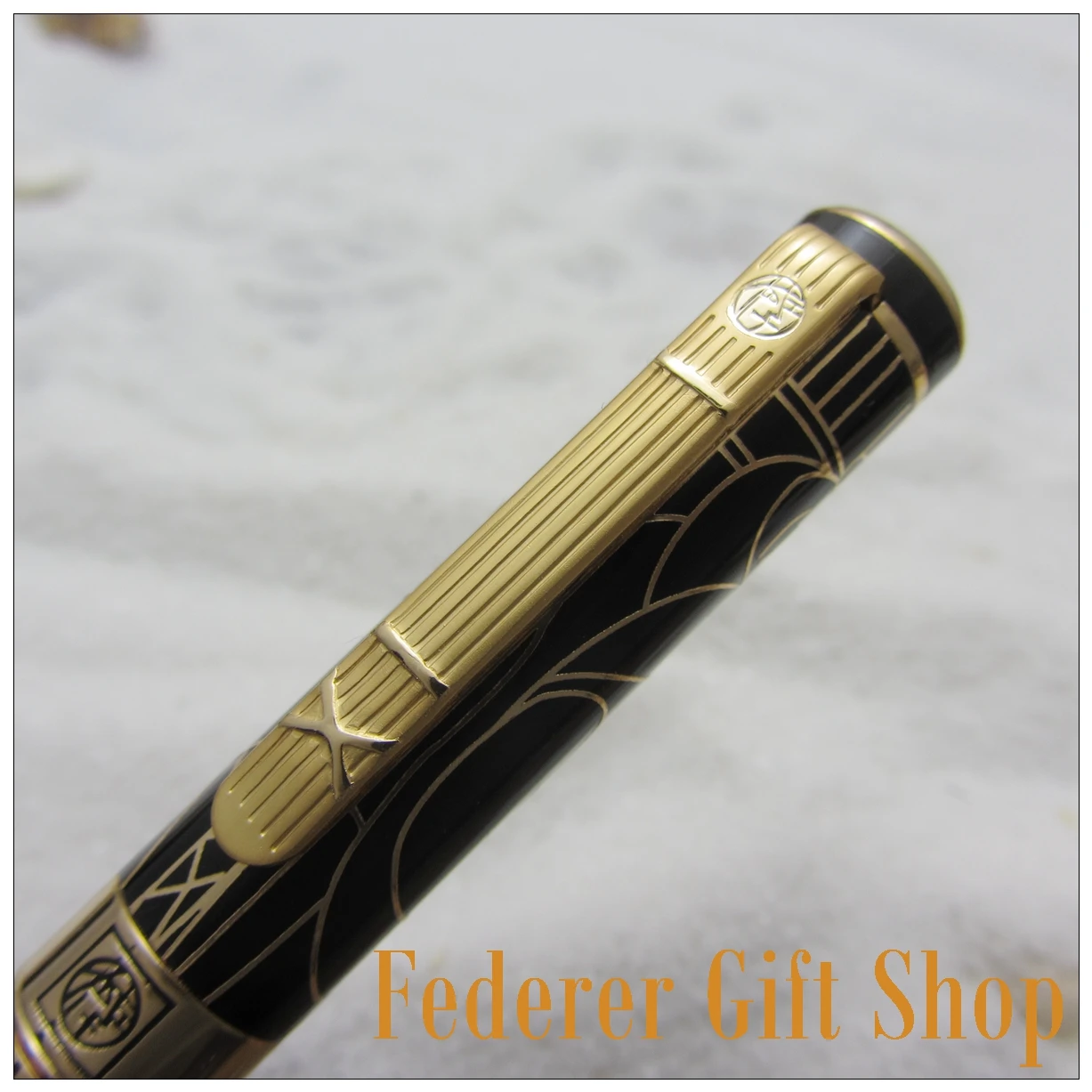 Caixa de Metal Presente do Negócio de Luxo Picasso Real P902 Série Cavalheiro Ágata Vermelha Caneta Roller Ball Caneta Esferográfica Caneta 14 roller ball pen
