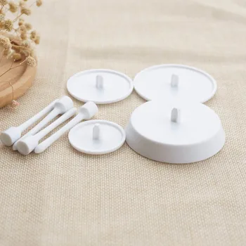 

4Pcs Set Fondant Cake Decorating Accessory Cake Flower Stand Nail CupCake Cream Icing Piping Accessories Tools