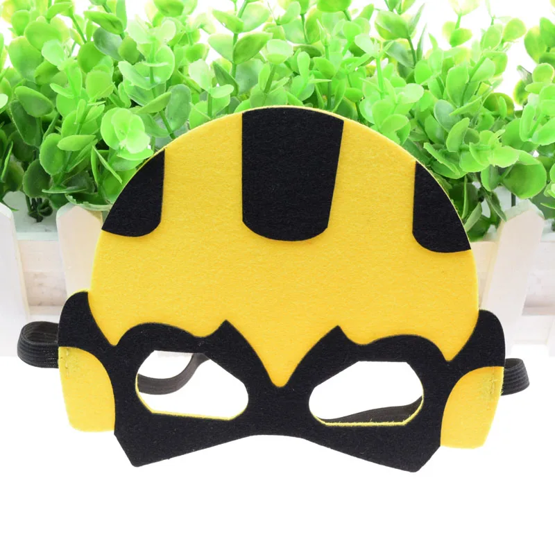 Mask Animal bee Super Hero Glasses Cute Mask Kids Baby Boy Girl Costume Star Wars Christmas Avengers Masquerade Eye Mask Cosplay