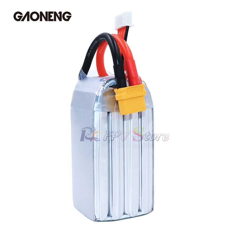 Gaoneng GNB 1550MAH 14,8 V 130C/260C 4S Lipo аккумулятор Перезаряжаемый XT60 Разъем для RC моделей Мультикоптер рамка Асса