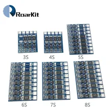 5S 21 в 4,2 в защита функции баланса 68ма 5S литий-ионная батарея Lipo литиевые батареи 18650 сбалансированные 3S 4S 5S 6S 7S 8S