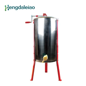 

Beekeeping Equipment/Tools Manual Stainless Steel 3 frames Honey Centrifuge Machine/Honey Extractor with Three Red Leg