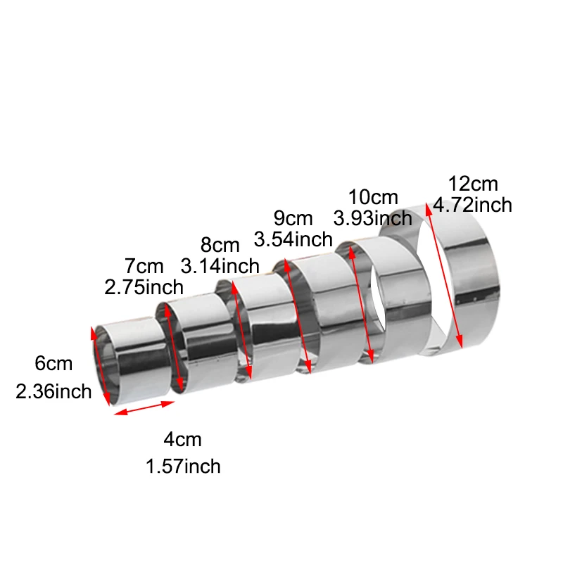 1 компл. Круглый из нержавеющей стали торт печенье DIY плесень формочка для печенья инструмент для выпечки для Выпекание Мусса аксессуары