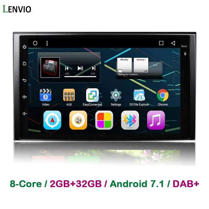 Автомобильный DVD плеер Lenvio RAM 2 Гб + 32 ГБ Восьмиядерный Android 7 1 для KIA Sportage 2004 2009 sorento