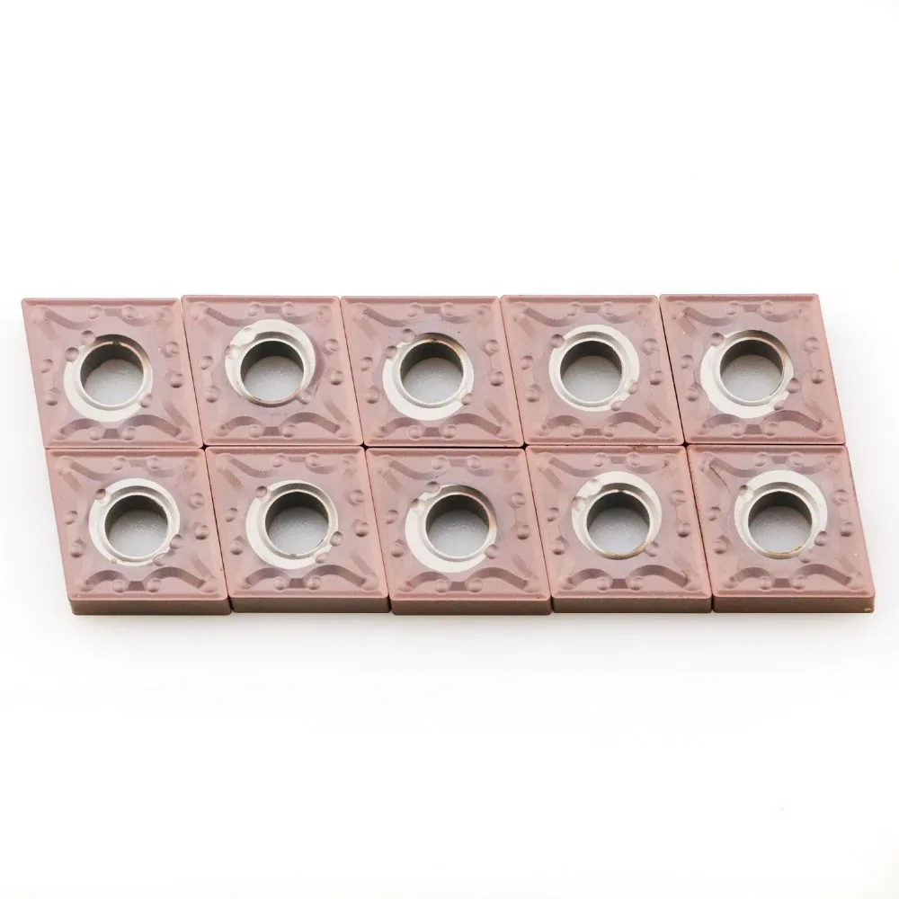 

BTgeuse 10pcs CNMG120404 CNC Carbide Insert Indexable Lathe Inserts CNMG431 Lathe Turning Tool for Steel