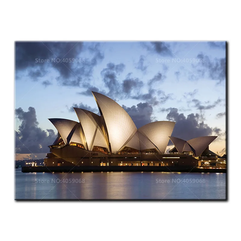 

5D DIY diamond Painting full square drill embroidery Sydney Opera House Diamond Mosaic Cross Stitch Home Decor Gift B1209