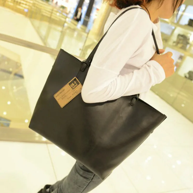 

Brand design women shoulder bag Large capacity bucket Handbags Quality genuine leather Women's Totes Shopping Bag bolsa feminin
