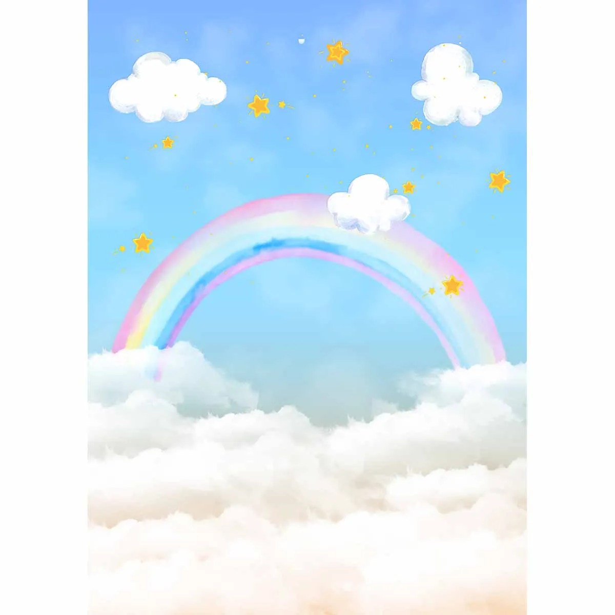 Gambar Awan Dan Pelangi