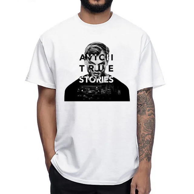 Новые моды Dj футболка Avicii Rip Avicii печати Человек футболка моды вентилятор Футболка летние шорты рукавами футболки для Menwomen