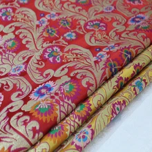 Китайский ветер прядильная парча ткань монгольский Чонсам Платье предоставляется тибетская одежда ручной работы античная декоративная ткань