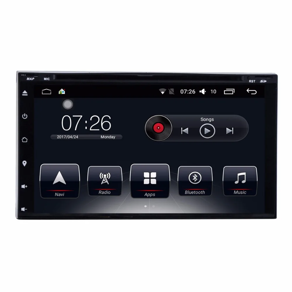Perfect Android 6.95 inch universal Car DVD Radio multimedia Stereo Player GPS Navigation fit for all 6.95 inch item 0