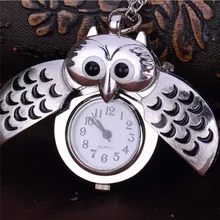OTOKY женские карманные часы кварцевые Ретро скользящие сова дизайн часы винтажные карманные часы на цепочке с necklace ем Прямая 80108