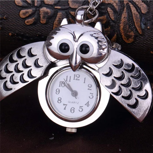 OTOKY Pocket Watch Women Quartz Retro Slide Owl Design Watch Vintage Chain Pocke OTOKY Pocket Watch Women Quartz Retro Slide Owl Design Watch Vintage Chain Pocke