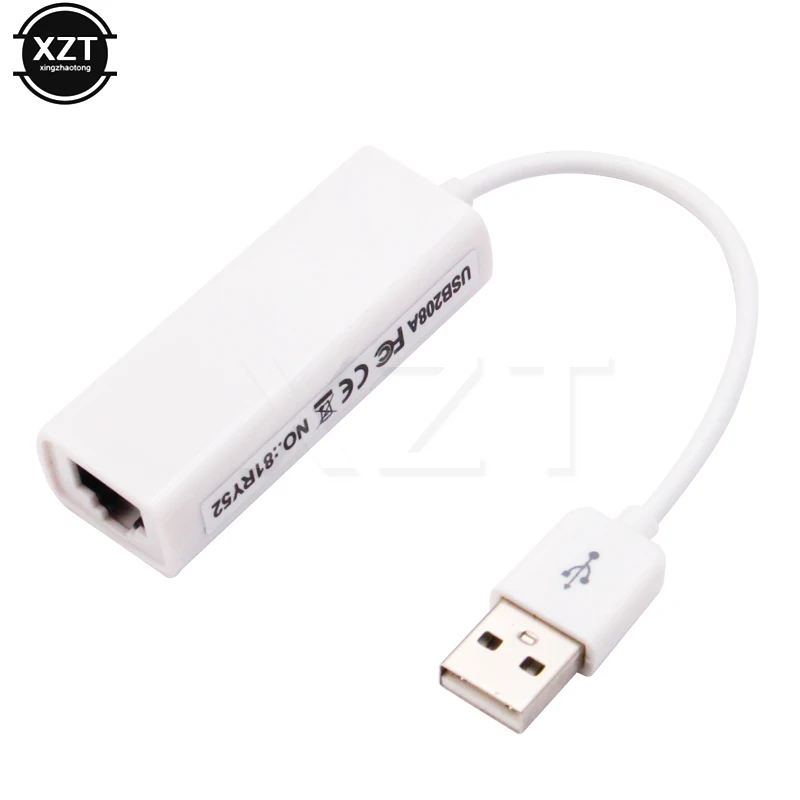 

USB 2.0 to RJ45 Network Card Lan Adapter For Mac OS Tablet PC Win 7 8 10 XP 100Mbps RTL8152 IC hot sale newest high quality