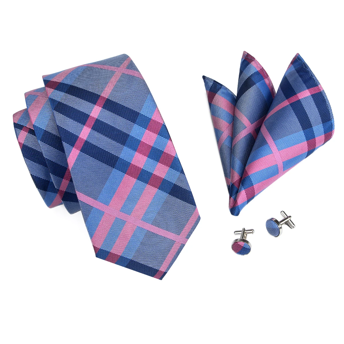Hi-Tie галстук носовой платок запонки набор для мужчин различные узоры модный стиль Галстуки Gravatas коробка набор