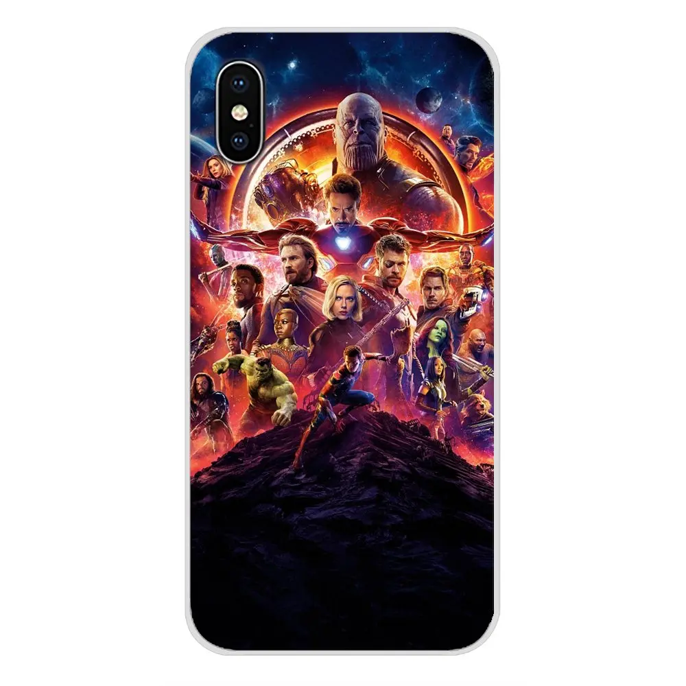 Силиконовые чехлы для телефонов Marvel Avengers Infinity War Thanos чехол Huawei P Smart Mate Honor 7A 7C 8C 8X 9