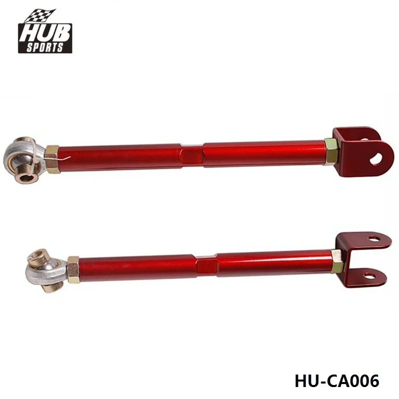 STAINLESS REAR LOWER TOE CONTROL ARMS/BARS For Nissan 240SX s13/Silvia skyline 300zx (Red) HU-CA006