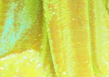45*130 см сетчатая ткань с блестками кружевная ткань для свадебного платья Модная одежда - Цвет: Цвет: желтый