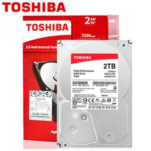 TOSHIBA 2TB Internal HDD 2000GB Desktop PC Computer NVR CCTV Hard Drive Disk 3.5″ SATA3.0 7200RPM 64M Cache HD