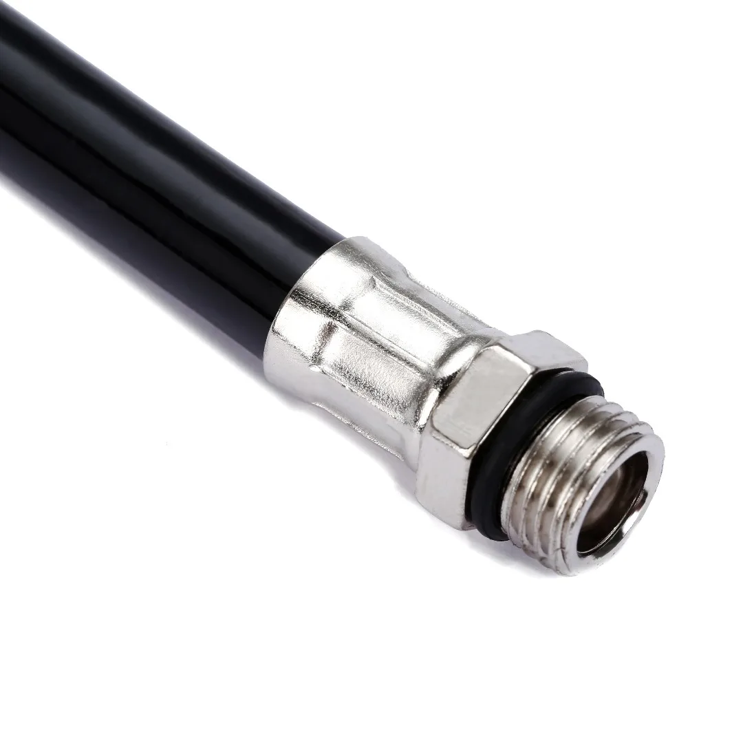 New Arrival 1Pcs Cycling Bicycle Black Rubber Inflator Hose Bike Tyre Tool Air Pump Inflator Replacement Hose Tube