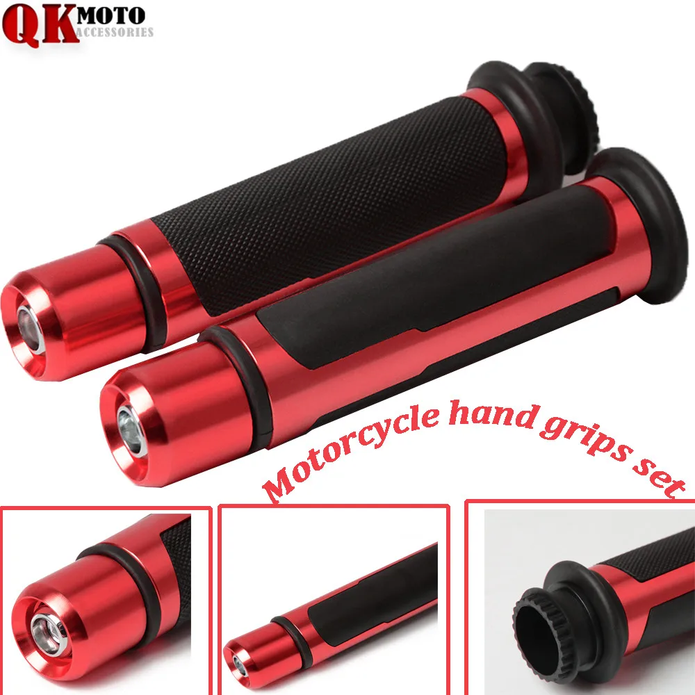 R QIANKONG ручные ручки на руль 7/8 22 мм для Honda CB 599 919 400 CB600 HORNET CBR 600 F2 F3 F4 F4i RC51/RVT1000 SP