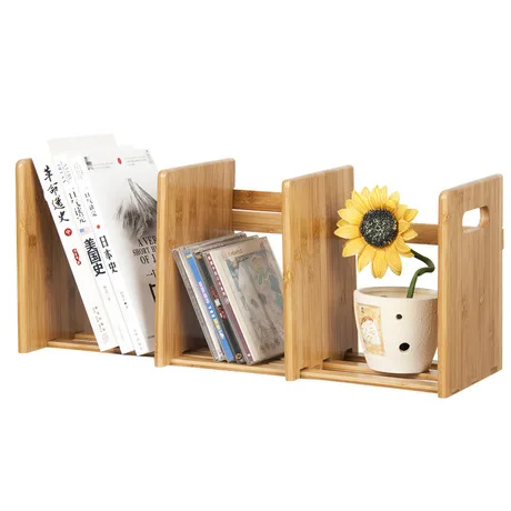 Storage Holders & Racks Home Storage & Organization Creative Desktop organizer Small Bookshelf folding rack modern 58*18*21cm