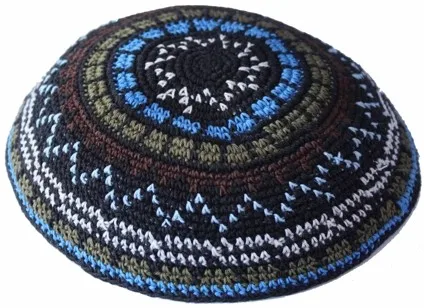 Высокое качество ручной вязки YARMULKE KIPPAH KIPPOT