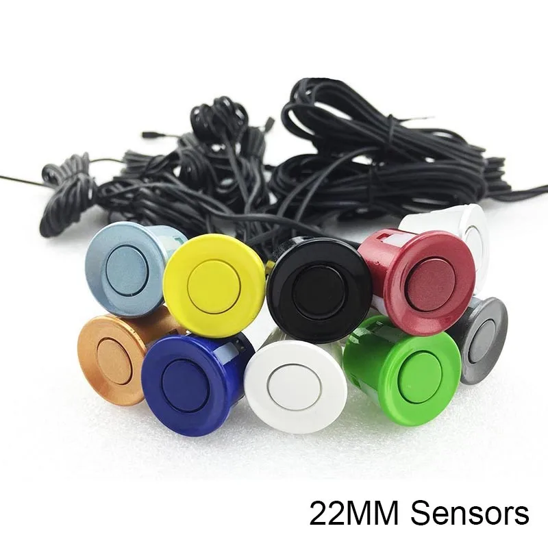 

Car Auto Parktronic LED Parking Sensor With 4 Sensors Reverse Backup Car Parking Radar Monitor Detector System Backlight Display