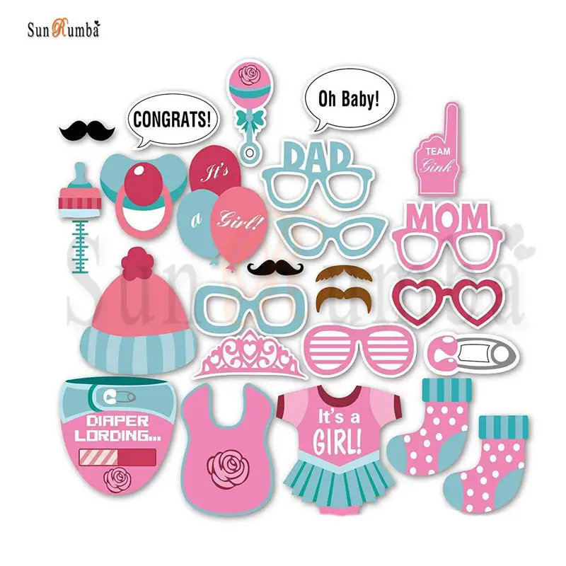 Baby Shower Girl Photo Booth NMUW-207-03