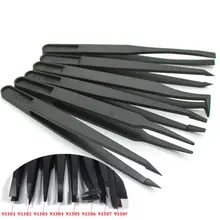 8 шт. антистатические электронные пинцеты комплект ESD пластиковые щипцы PCB ремонт ручные инструменты набор