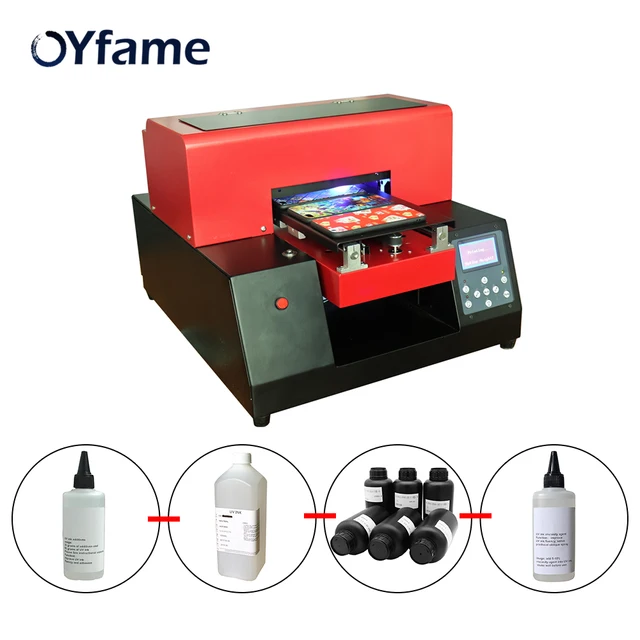 Special Offers OYfame A4 Small Size UV Printer Automatic Golf UV Flatbed Printer 6 Color For Phone Case Glass Metal Wood UV Printing Machine Special Offers OYfame A4 Small Size UV Printer Automatic Golf UV Flatbed Printer 6 Color For Phone Case Glass Metal Wood UV Printing Machine