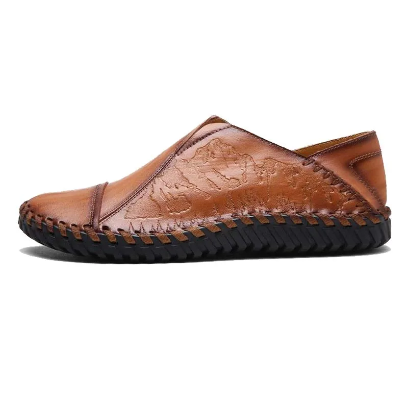 Chaussures En Respirant on Mocassins Air Cuir M183 Véritable Plat Plein Solide Hommes Conduite Noir marron jaune Qualité Slip ulKT1Jc3F