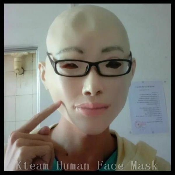 

Top Grade Latex Lady Skin Mask crossdress female mask realistic silicone party mask Women Face Mask For Cosplay free size