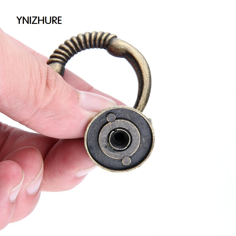 2018 Puxadores 10pcs Knob Drawer Knobs Pulls Handles Rings Antique Bronze / Kitchen Cabinet Vintage Style Furniture Hardware